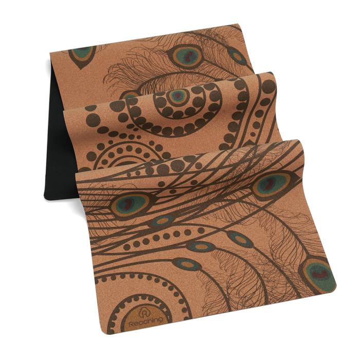 Heavy Duty Non-Slip Natural Cork Yoga Mat Wholesale