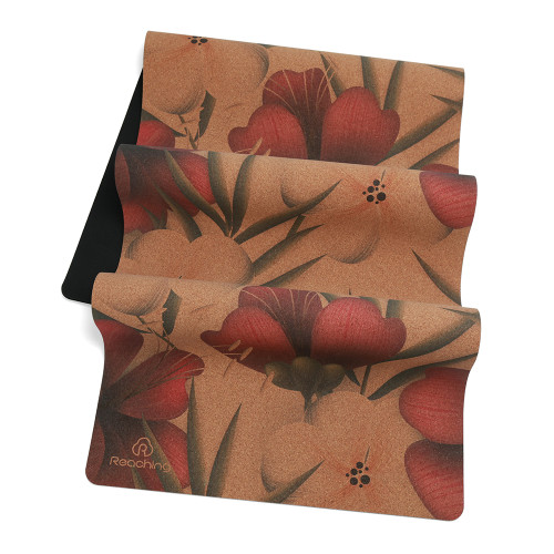 Custom Printed Eco Natural Cork Yoga Mat Bulk Supplier