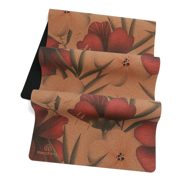Custom Printed Eco Natural Cork Yoga Mat Bulk Supplier