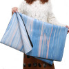 Bulk Ultra-Thin Foldable Travel Suede Yoga Mat 1.5mm Base