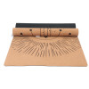 Premium 100% Organic Cork Natural Rubber Fitness Mat