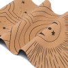Premium 100% Organic Cork Natural Rubber Fitness Mat