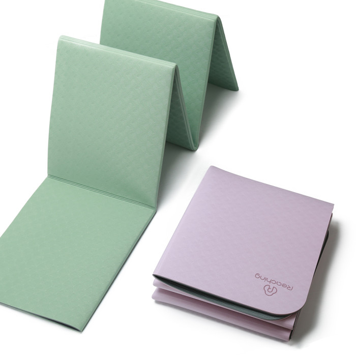 OEM Custom Embossed Logo Foldable TPE Mat Low MOQ
