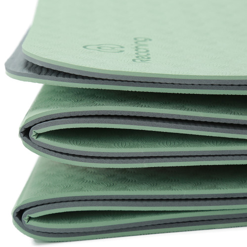 OEM Custom Embossed Logo Foldable TPE Mat Low MOQ