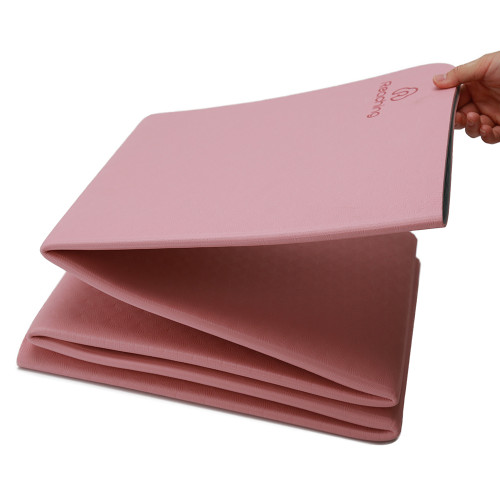 Private Label Dual-Color Foldable TPE Exercise Mat Factory