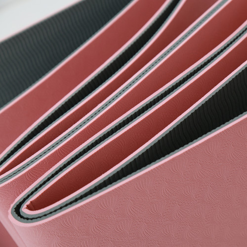 Private Label Dual-Color Foldable TPE Exercise Mat Factory