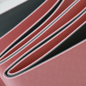 Private Label Dual-Color Foldable TPE Exercise Mat Factory