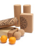 Premium 3-in-1 Cork Yoga Mat Block and Wheel Set Factory Price