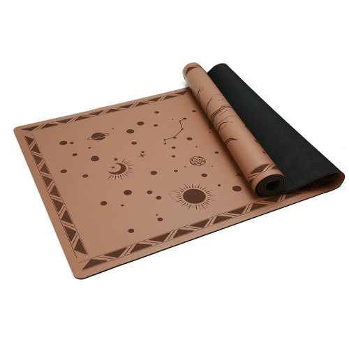 Customized Eco Wholesale PU Natural Rubber Alignment Yoga Mat
