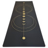 OEM Tailored Gold Screen Printed Pattern PU Rubber Yoga Mat Wholesale
