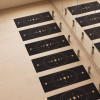 OEM Tailored Gold Screen Printed Pattern PU Rubber Yoga Mat Wholesale