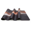 Private Label Two-Tone PU Rubber Yoga Mat Custom Logo