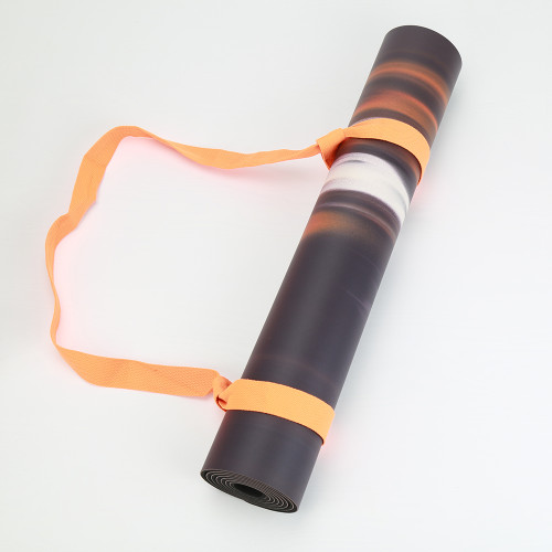 Private Label Two-Tone PU Rubber Yoga Mat Custom Logo
