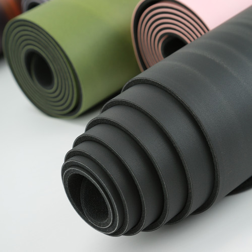 Wholesale Dual-Color PU Natural Rubber Yoga Mat Factory Bulk OEM