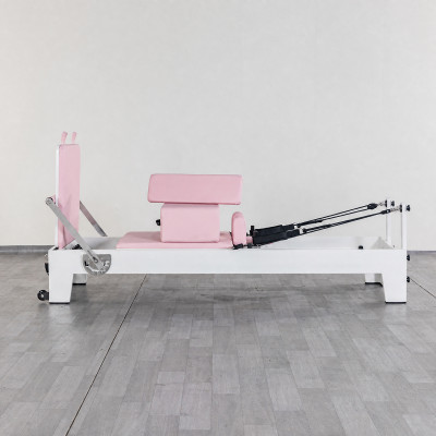 Custom Lacquered Oak Pilates Reformer Painted Wooden Machine Wholesale