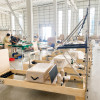 Wholesale Commercial Oak Wood Pilates Reformer with Half Tower Machine Factory