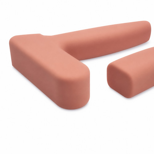 Custom L-Shape Ergonomic Silicone Dumbbells Manufacturer