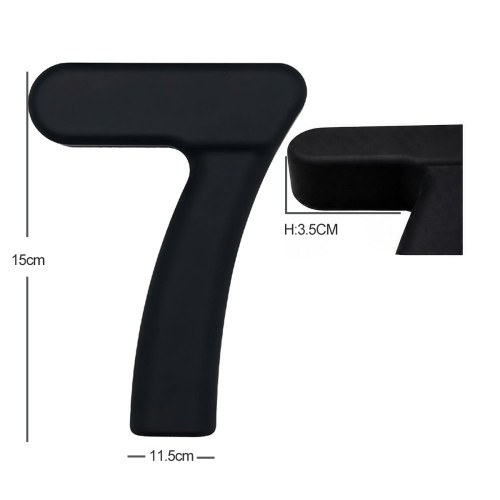 Custom L-Shape Ergonomic Silicone Dumbbells Manufacturer