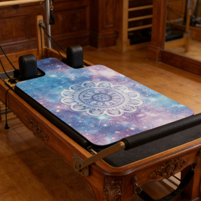 Custom Printed Microfiber Suede Pilates Reformer Mat Wholesale