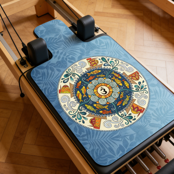Premium Private Label Thick Suede Rubber Pilates Mat for Spine Protection