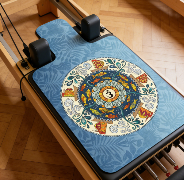 Premium Private Label Thick Suede Rubber Pilates Mat for Spine Protection