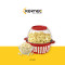 Kernee Stirring Popcorn Maker | Movie Theater Style Popcorn Machine with Non-Stick Plate | Quick-Heat Tech for Oil and Sugar  | Red Best Gift for Popcorn Lovers