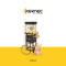 Kernee 8 Oz Popcorn Cart | Mobile Movie Night Popcorn Machine for Birthdays & Holiday Gatherings | Makes 32 Cups per Batch