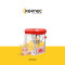 Kernee Easy Clean Stirring Popcorn Maker | Detachable 2.5 Oz Stainless Steel Kettle | 10 Cups Theater Style Popper with Measuring Cup & Scoop Included