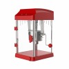 Kernee 2.5 Oz Stirring Kettle Popcorn Machine | Supports Oil, Butter & Sugar for Professional 10 Cups Movie Snacks | Blue | Red