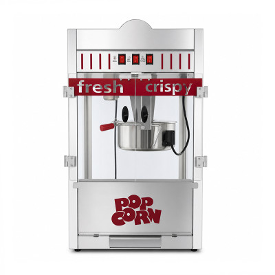 Kernee Commercial Popcorn Machine | 12 Oz Kettle Popcorn Maker for 80 Cups per Batch | Theater Style Popper with 3-Switch Control Steel Frame Tempered Glass Doors