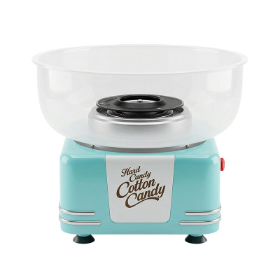 Kernee Easy Clean Cotton Candy Machine | Detachable Shield for Mess Free Operation, Vintage Countertop Maker with Reusable Cones & Sugar Scoop