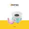 Kernee Easy Clean Cotton Candy Machine | Detachable Shield for Mess Free Operation, Vintage Countertop Maker with Reusable Cones & Sugar Scoop