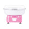 Kernee Compact Cotton Candy Maker | Stylish Pink Countertop Candy Maker with Suction Cup Feet for Stability, Includes 2 Cones & Measuring Scoop | Pink