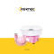 Kernee Compact Cotton Candy Maker | Stylish Pink Countertop Candy Maker with Suction Cup Feet for Stability, Includes 2 Cones & Measuring Scoop | Pink