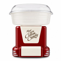 Retro Hard and Sugar Free Cotton Candy Maker | Includes 2 Reusable Cones and Scoop | Retro Red