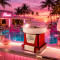 Retro Hard and Sugar Free Cotton Candy Maker | Includes 2 Reusable Cones and Scoop | Retro Red
