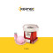 Retro Hard and Sugar Free Cotton Candy Maker | Includes 2 Reusable Cones and Scoop | Retro Red