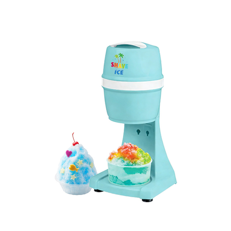 KERNEE compact shaved ice maker, product photo on white background, stylish home frozen drink machine for parties, picnics and more