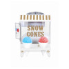Poolside Coolness | Kernee Snow Cone Machine | Home Shaved Ice Maker for Snow Cones | Retro Table-Top Snow Cone with 2 Reusable Cup