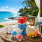Compact Kitchen Essential | Kernee Shaved Ice Maker | Space-Saving Table-Top Snow Cone Machine with Stainless Steel Blades for Quick Refreshments | Blue