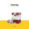 Snow Cone Shaved Ice Machine | Retro Table-Top Snow Cone Maker Makes 20 Icy Treats | Includes 2 Reusable Plastic Cups & Ice Scoop | Retro Red