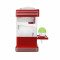 Snow Cone Shaved Ice Machine | Retro Table-Top Snow Cone Maker Makes 20 Icy Treats | Includes 2 Reusable Plastic Cups & Ice Scoop | Retro Red