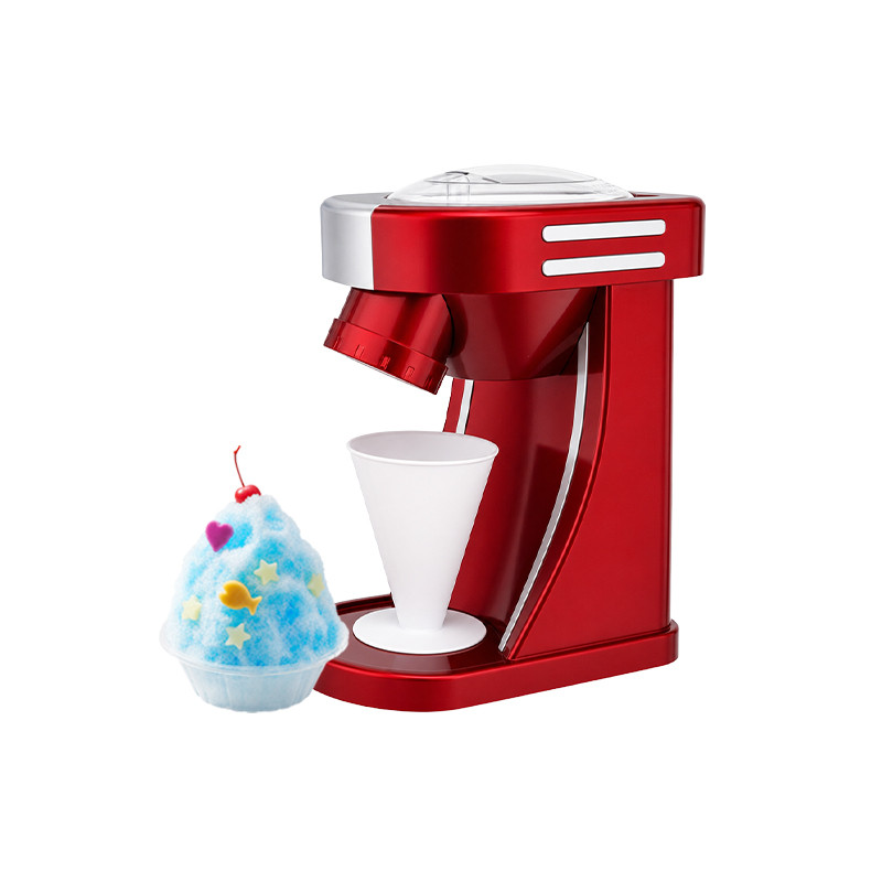 KERNEE red countertop ice shaver product image for home kitchens summer desserts private label and retail sales.
