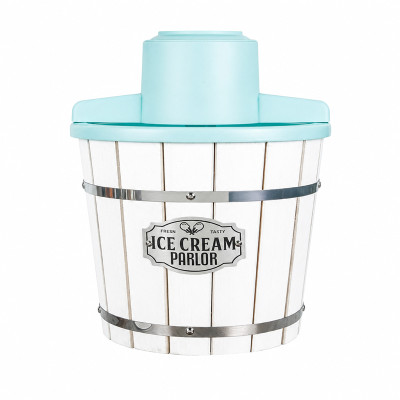 Kernee Snow Cone Machine With 1 Reusable Plastic Cup | Retro Table-Top Shaved Ice Maker with Stainless Steel Blades for Fluffy Ice | Red