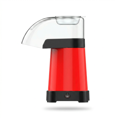 Kernee Family Fun Popcorn Maker | 16 Cups DIY Healthy Snack Station for Weekend Baking & Kids' Parties | Safe One-Touch Red Air Popper for Home Joy