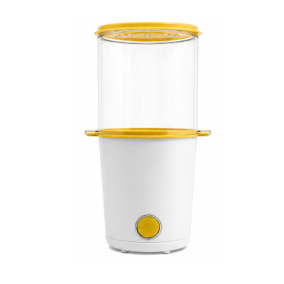 Kernee Compact Red Air Popcorn Machine | High-Output 16 Cups Design | Space-Saving for Fresh Healthy Popcorn | One-Touch Operation