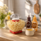 Kernee Hot Air Popcorn Maker | 16 Cups Oil-Free Popcorn Popper | Healthy Snack Machine for Home Movie Night | Fast and Efficient | Measuring Cup Included
