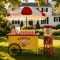 Kernee Interactive Fun Popcorn Cart | 10 Cups Safe-Operate Kettle Machine for Kids’ School Fairs & DIY Snack Workshops | Industrial Precision Red Stand