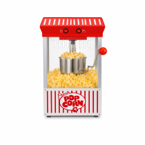 Kernee Easy Clean Stirring Popcorn Maker | Detachable 2.5 Oz Stainless Steel Kettle | 10 Cups Theater Style Popper with Measuring Cup & Scoop Included