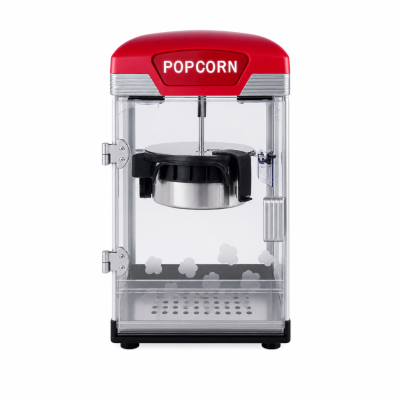 Theater Popcorn Machine | One-touch Kettle Release |16 Cups Red